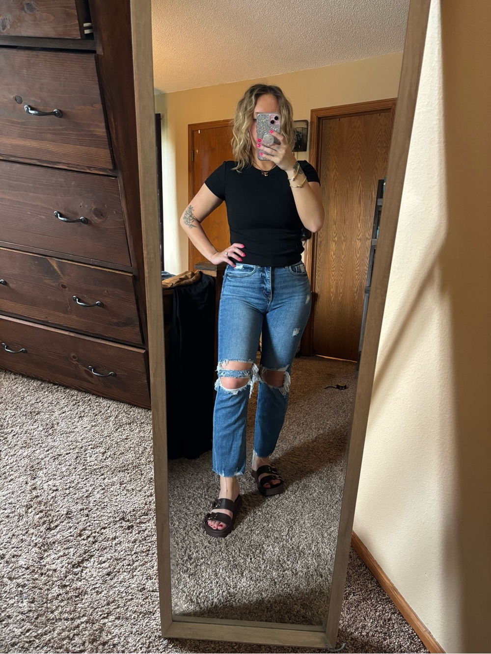 BKE Billie High rise Distressed Women's Jeans